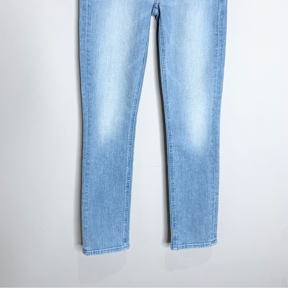 Mother The Dazzler Yoke Front Ankle Jeans (Sz 25) Light Wash Lots Of Free Hugs - Picture 9 of 14